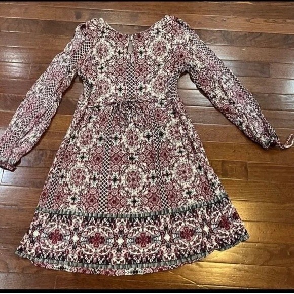 Maurice’s long open sleeve boho peasant dress size medium - Picture 3 of 6